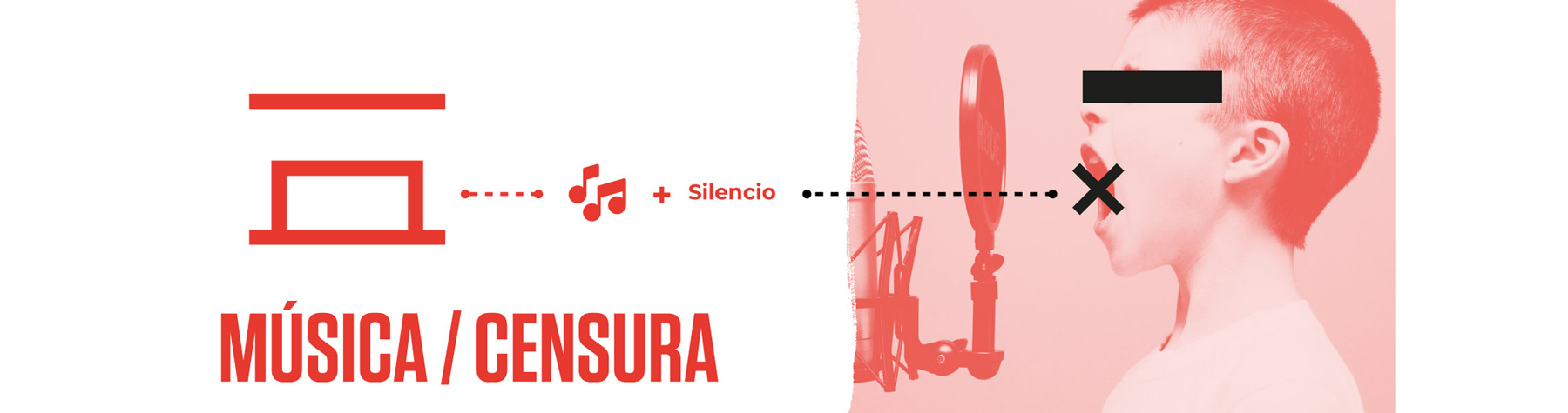 desenvolvemento do icono de censura para o disco ilegal